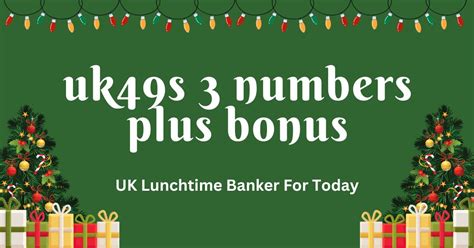 uk49s infolinity|49s Three (3) Numbers + Bonus For Today Thu, 29 Aug 2024.